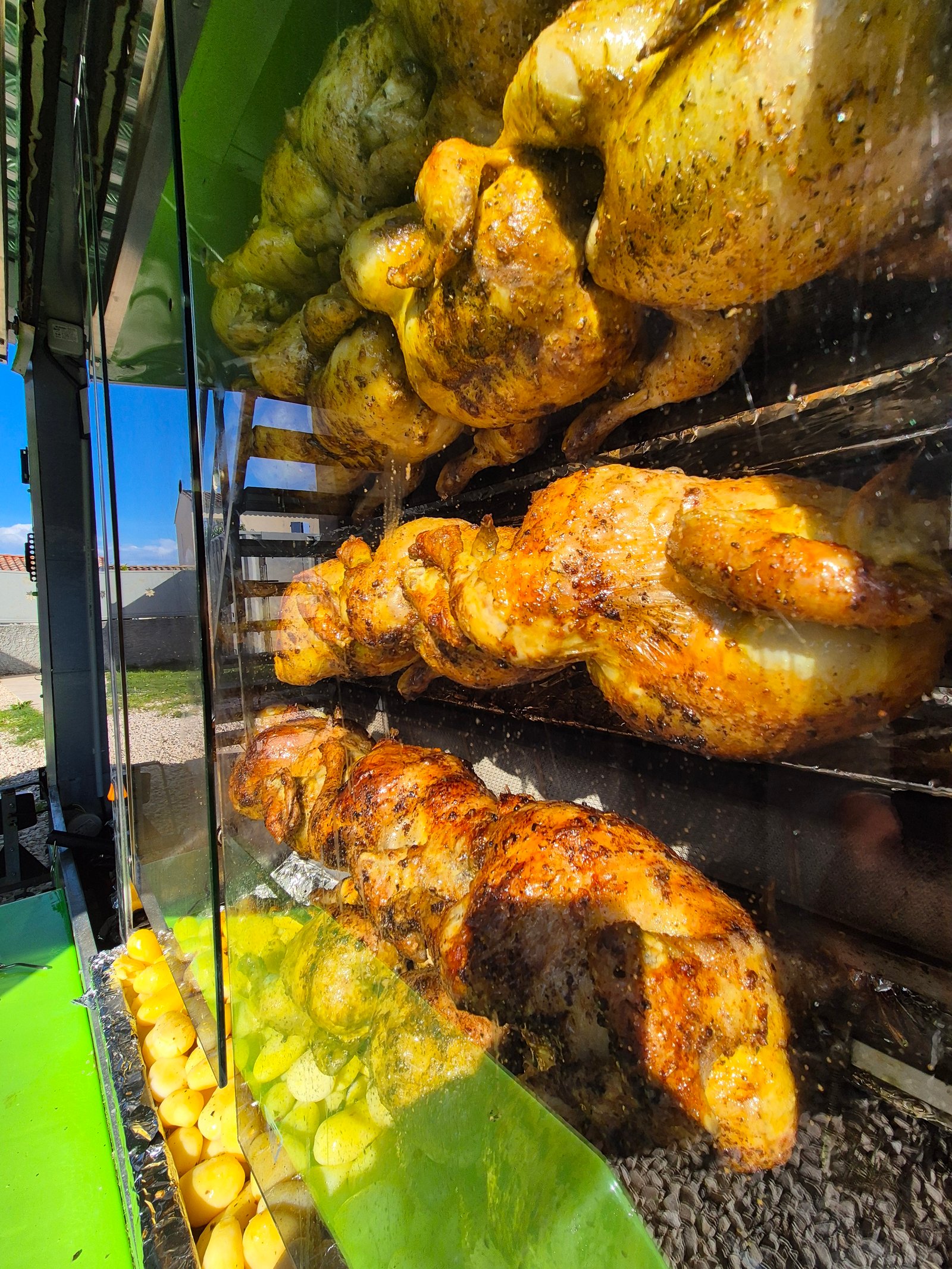 Rotisserie en action